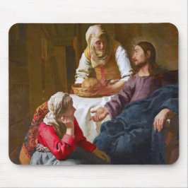 Vermeer - Christus im Haus von Martha und Maria Mousepad