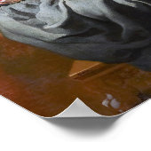 Vermeer - Christus im Haus von Martha und Maria Poster (Ecke)