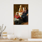 Vermeer - Christus im Haus von Martha und Maria Poster (Küche)