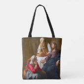 Vermeer - Christus im Haus von Martha und Maria Tasche (Rückseite)