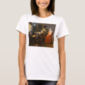 Vermeer das Glas des Weins T-Shirt (Vorderseite)