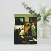 Vermeer: Das Konzertwerk Postkarte (Stehend Vorderseite)