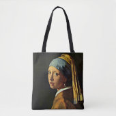 Vermeer - Das Mädchen mit einem Perlenohrring Tasche (Vorderseite)