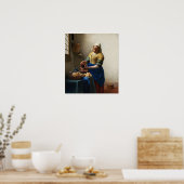Vermeer, das Milchmädchen-Poster Poster (Küche)