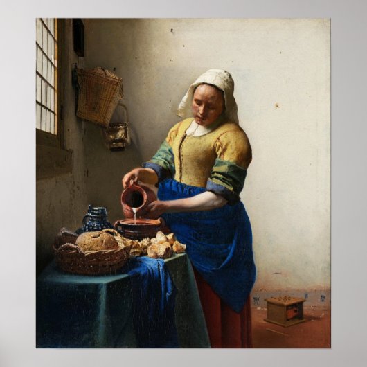 Vermeer, das Milchmädchen-Poster Poster (Vorne)