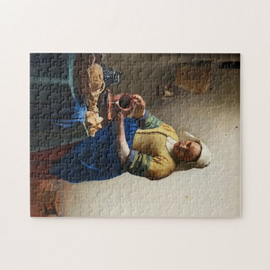 Vermeer das Milkmaid-Puzzlespiel Puzzle (Horizontal)