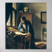 Vermeer - Der Geograf 1669 Poster (Vorne)