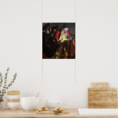 Vermeer - Der Prozess 1656 Poster (Küche)