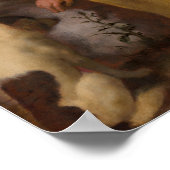 Vermeer - Diana und ihre Unternehmen 1656 Poster (Ecke)