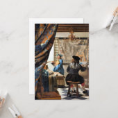 Vermeer - Die Kunst des Malens Karte (Vorderseite/Rückseite Beispiel)