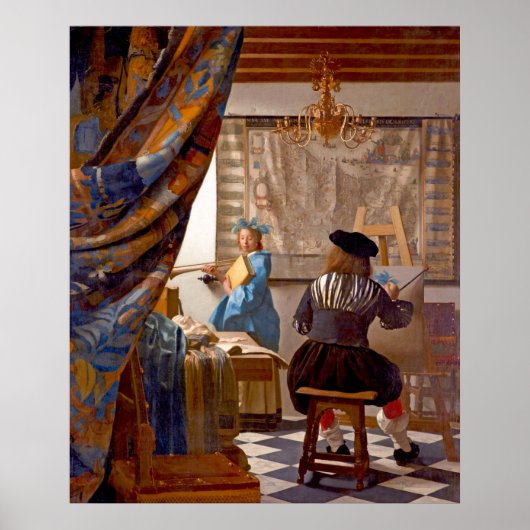 Vermeer - Die Kunst des Malens Poster (Vorne)