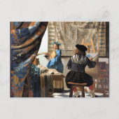 Vermeer - Die Kunst des Malens Postkarte (Vorderseite)