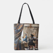 Vermeer - Die Kunst des Malens Tasche (Rückseite)