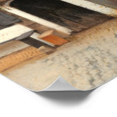 Vermeer - Die Little Street 1661 Poster (Ecke)