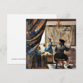 Vermeer - Die Malkunst (Vorne/Hinten)