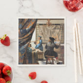 Vermeer - Die Malkunst Serviette (Beispiel)