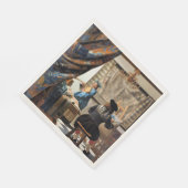Vermeer - Die Malkunst Serviette (Ecke)