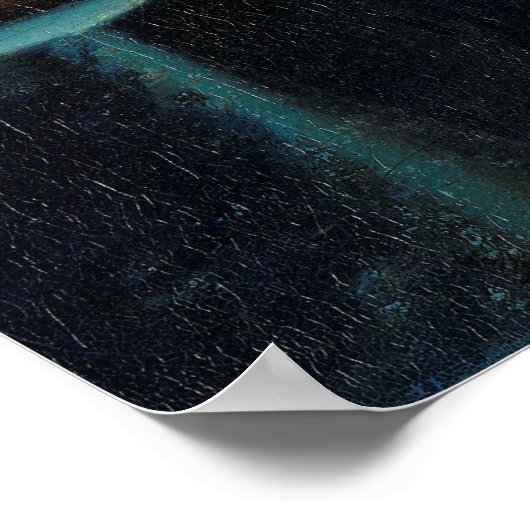 Vermeer - Die Milchmädchen Poster (Ecke)