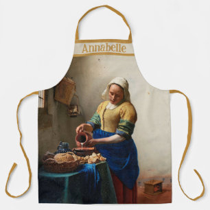 Vermeer Die Milchmagd Personalisieren Schürze