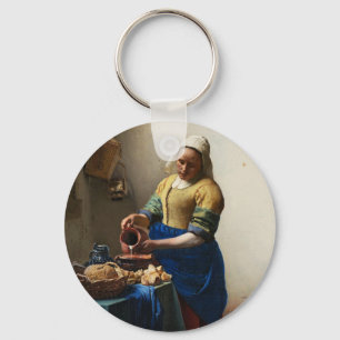 Vermeer die Milkmaid-Schlüsselkette Schlüsselanhänger