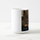 Vermeer die Milkmaid-Tasse Kaffeetasse (Mittel)