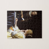 Vermeer - Geliebte und Mädchen 1666-67 Puzzle (Horizontal)