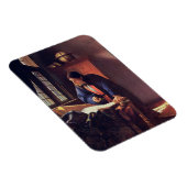 Vermeer Geographer Masterpiece Malerei Magnet (Rechte Seite)