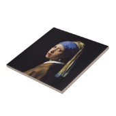 Vermeer Girl Pearl Earring Masterpiece Malerei Fliese (Seite)