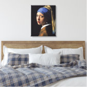 Vermeer Girl Pearl Earring Masterpiece Malerei Leinwanddruck (Insitu (Schlafzimmer))