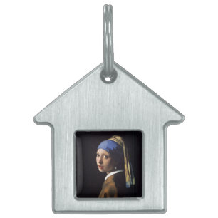 Vermeer Girl Pearl Earring Masterpiece Malerei Tiermarke