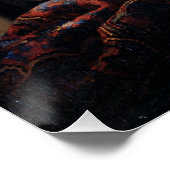 Vermeer Girl Reading Letter at Open Window Glossy Poster (Ecke)