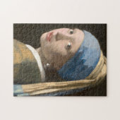 Vermeer, Girl with a Pearl Earring - Fine Art Puzzle (Horizontal)