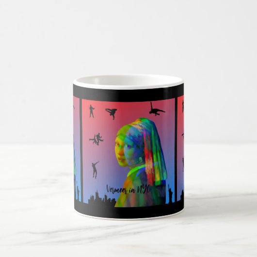 Vermeer in NYC Kaffeetasse (Mittel)