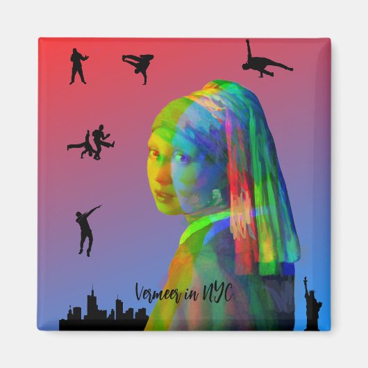 Vermeer in NYC Magnet (Vorne)