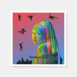 Vermeer in NYC Serviette