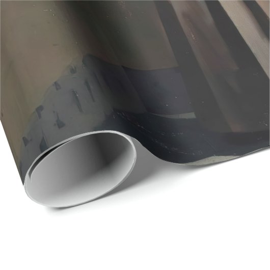 Vermeer - Lady schreibt einen Brief mit ihrer Freu Geschenkpapier (Rolleneckpunkt)