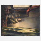 Vermeer - Mädchen, die einen Buchstaben in einem o Fleecedecke (Vorderseite (Horizontal))