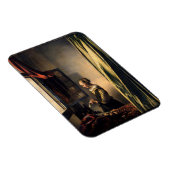 Vermeer - Mädchen, die einen Buchstaben in einem o Magnet (Rechte Seite)