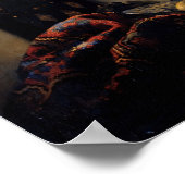 Vermeer - Mädchen, die einen Buchstaben in einem o Poster (Ecke)