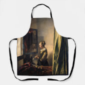 Vermeer - Mädchen, die einen Buchstaben in einem o Schürze (Vorderseite)
