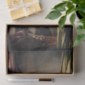 Vermeer - Mädchen, die einen Buchstaben in einem o Seidenpapier (Geschenk)