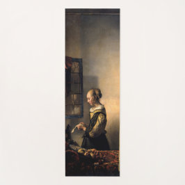 Vermeer - Mädchen, die einen Buchstaben in einem o Yogamatte