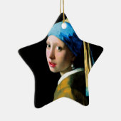 Vermeer - Mädchen mit einem Perlen-Ohrring Keramikornament (Rechts)