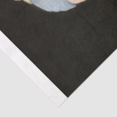 Vermeer - Mädchen mit Perlenohrentkundung Seidenpapier (Detail)