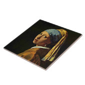Vermeer: Mädchen mit Perlenohrring (2) Fliese (Seite)