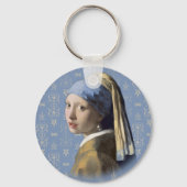 Vermeer - Mädchen mit Perlenohrring Schlüsselanhänger (Vorderseite)