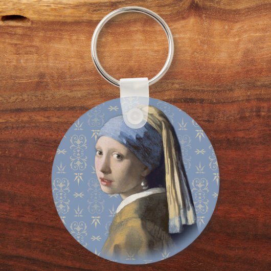 Vermeer - Mädchen mit Perlenohrring Schlüsselanhänger (Vorderseite)