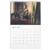 Vermeer Paintings Kalender (Mär 2027)