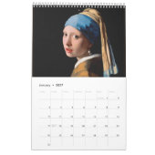 Vermeer Paintings Kalender (Jan 2027)
