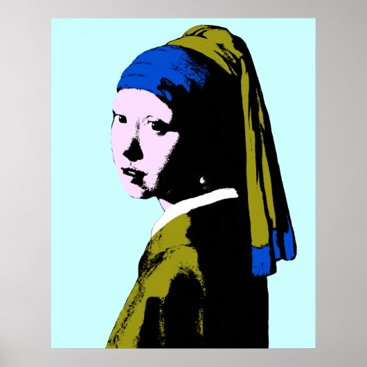 Vermeer' Pearl Earring ala Poster (Vorne)